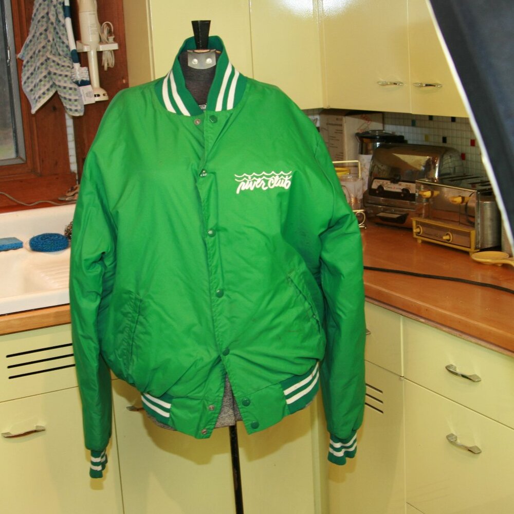 Vintage Nylon Windbreaker Lined Jacket Café Logo Coat Rennoc